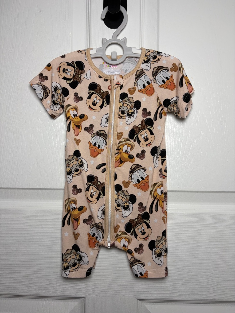 Joyful Kids Bamboo Disney Mickey Minnie Safari Shorty Zippy 6-12M